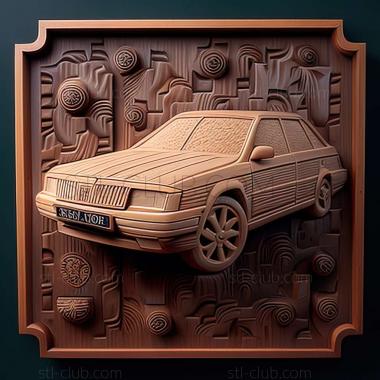 3D модель koda Octavia 1996 (STL)